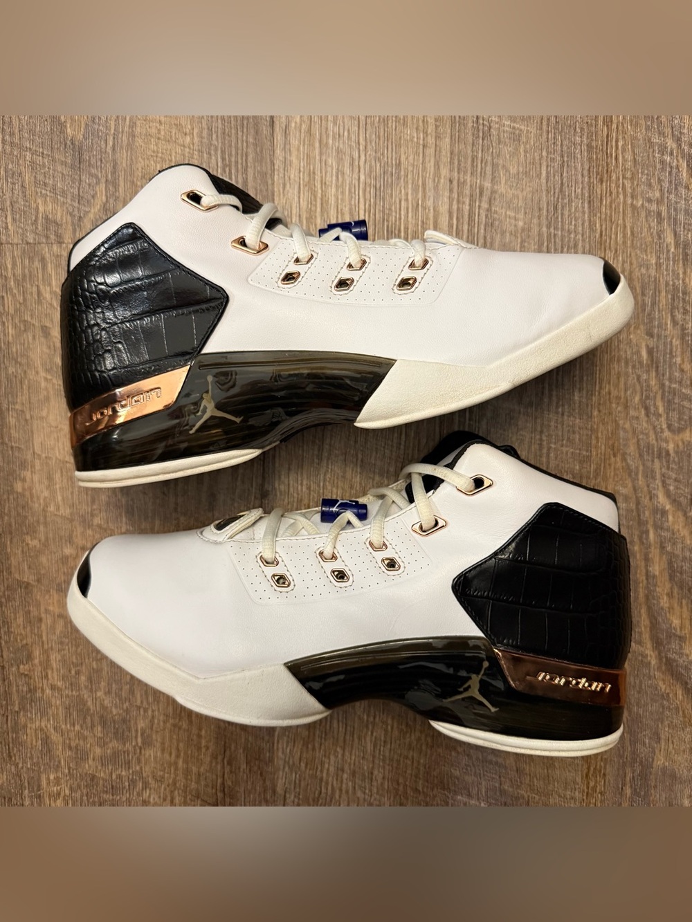 Nike Air Jordan 17 17+ Retro Copper 2016 White Black